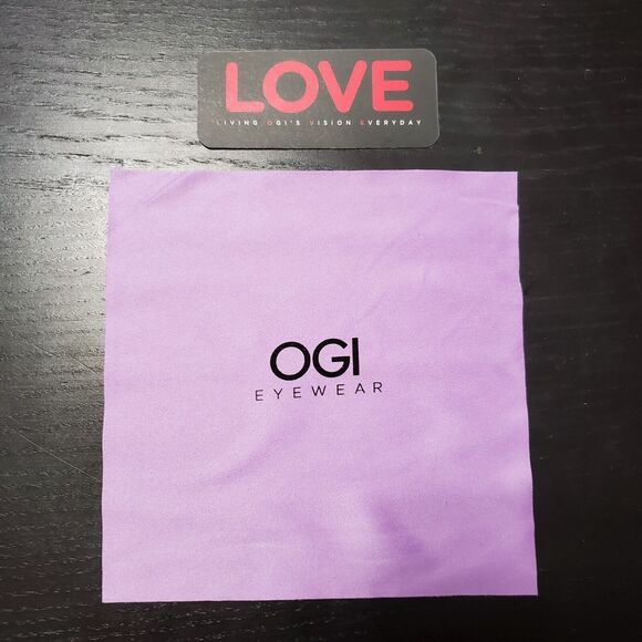 Womens OGI Purple Textured Eyeglasses Frames And Case 53-17-140 Never Worn main image 6